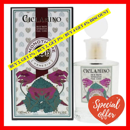 Ciclamino By Monotheme For Women - 3.4 Oz Edt Spray