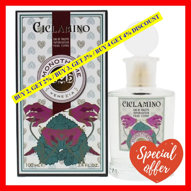 Ciclamino By Monotheme For Women - 3.4 Oz Edt Spray
