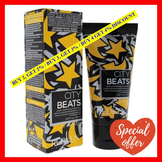 City Beats By Shades Eq - Yellow Cab By Redken For Unisex 2.87 Oz Hair Color