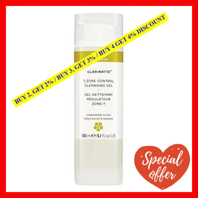 Clarimatte T-Zone Control Cleansing Gel - Combination To Oily Skin By Ren For Unisex 5.1 Oz