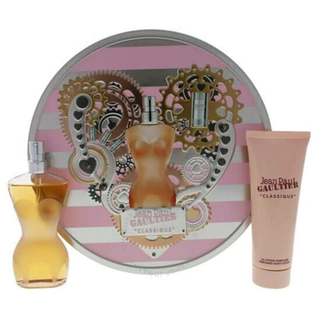 JEAN PAUL GAULTIER CLASSIQUE 2 PCS SET FOR WOMEN: 3.4 EDT + 2.5 B/L