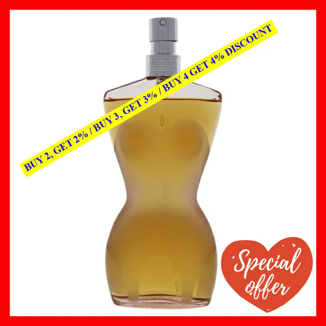 Classique By Jean Paul Gaultier For Women - 3.4 Oz Edt Spray (Tester)