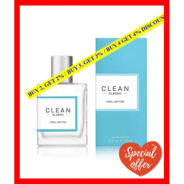 Clean Classic Cool Cotton Edp Spray 60 Ml - 874034010553