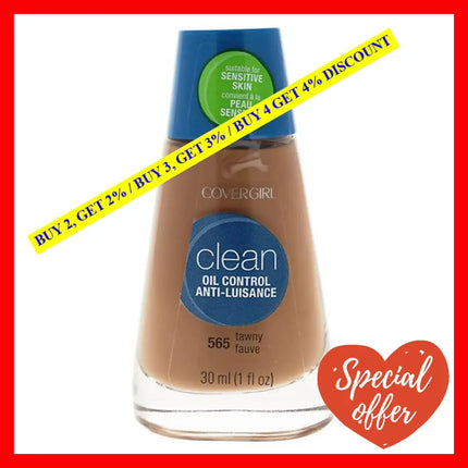 Clean Oil Control Liquid Foundation - # 565 Tawny By Covergirl For Women 1 Oz