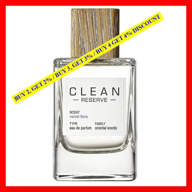 Clean Reserve Velvet Flora Eau De Parfum Unisex 3.4 Oz / 100 Ml