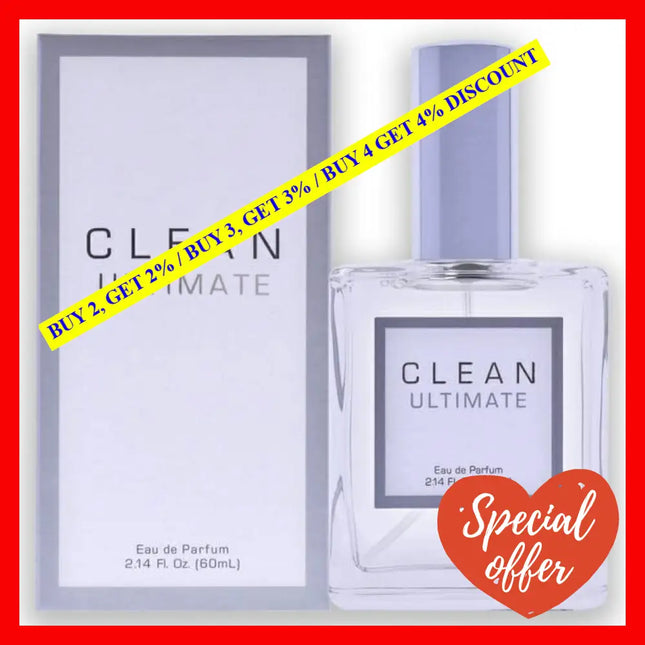 Clean Ultimate By For Women - 2.14 Oz Edp Spray