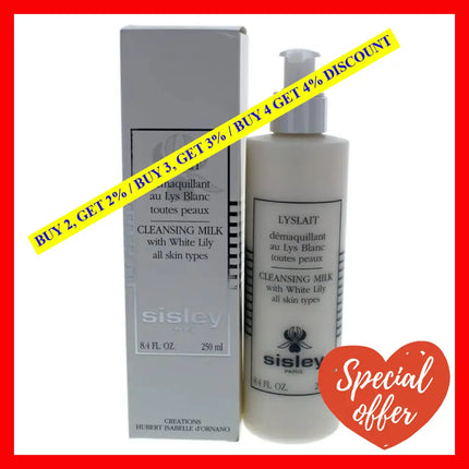Cleansing Milk With White Lily By Sisley For Women - 8.4 Oz Cleanser