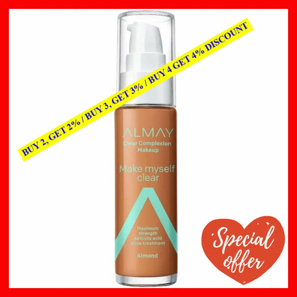 Clear Complexion Makeup - 810 Almond By Almay For Women 1 Oz Foundation