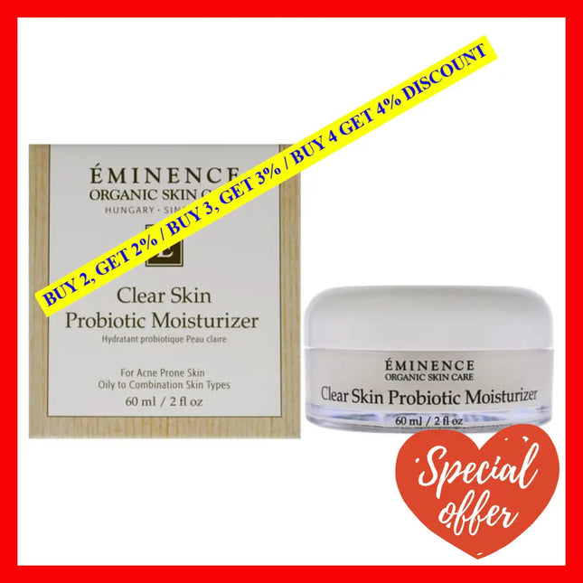 Clear Skin Probiotic Moisturizer By Eminence For Unisex - 2 Oz