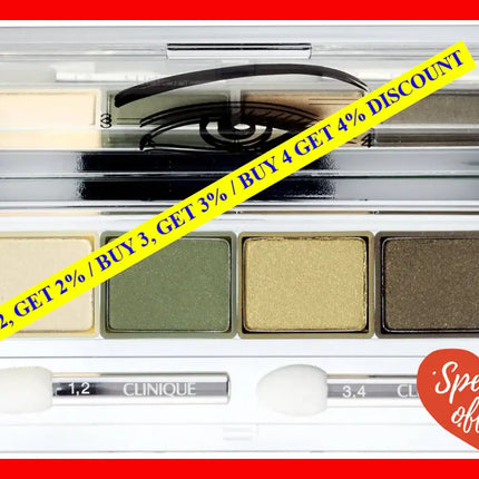 Clinique All About Shadow Quad Eye For Women On Safari 0.16 Ounce