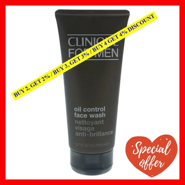 Clinique For Men Face Wash Oily Skin Formula By For - 6.7 Oz Cleanser