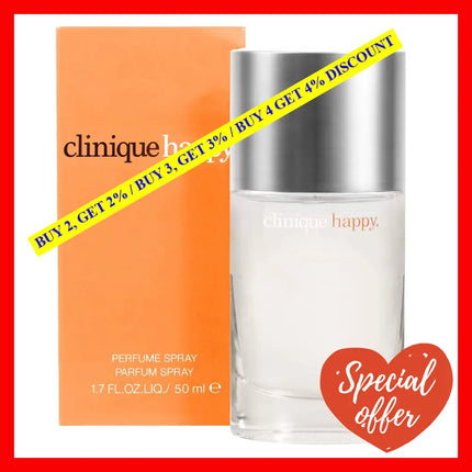 Clinique Happy By For Women - 1.7 Oz Perfume Spray