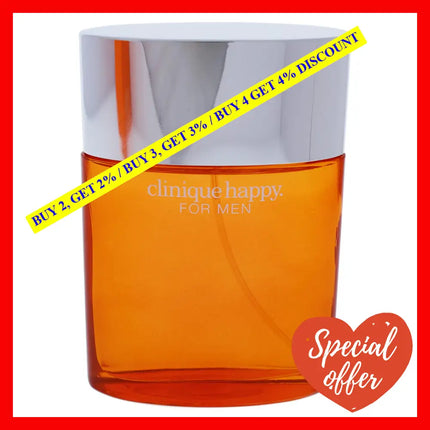 Clinique Happy Cologne Spray By For Men - 3.4 Oz Edt
