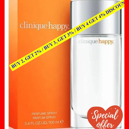 Clinique Happy Eau De Parfum Spray 100Ml For Women (20714156893)
