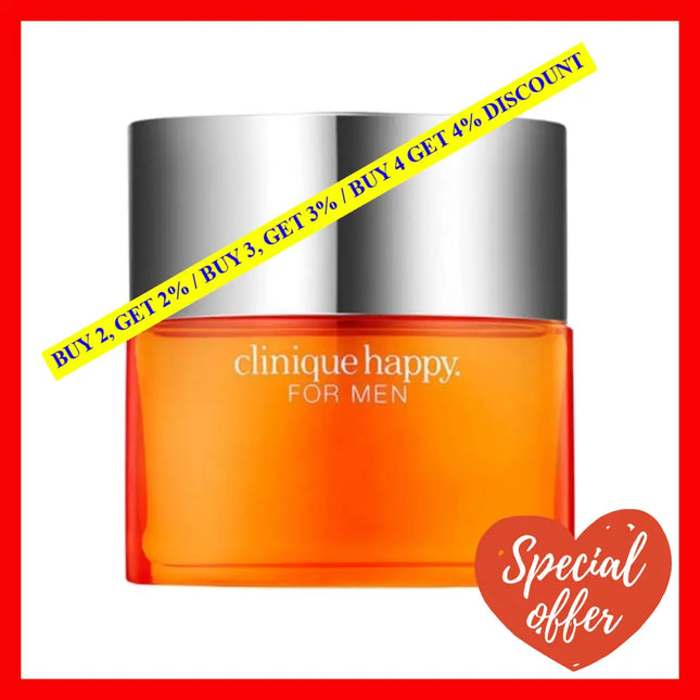 Clinique Happy For Men Cologne Spray 1.7 Oz 50 Ml For