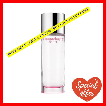 Clinique Happy Heart By For Women - 3.4 Oz Perfume Spray