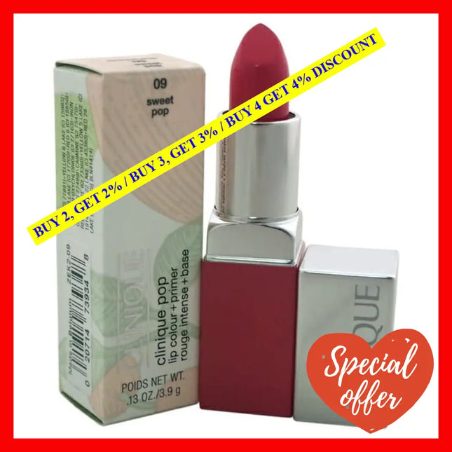 Clinique Pop Lip Colour + Primer - 09 Sweet By For Women 0.13 Oz Lipstick