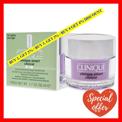 Clinique Smart Clinical Md Multi-Dimensional Age Transformer Resculpt By For Women - 1.7 Oz