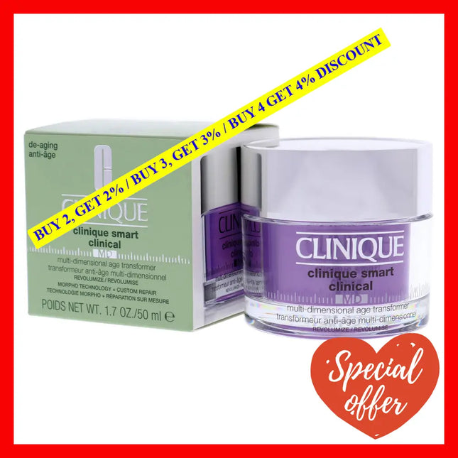 Clinique Smart Clinical Md Multi-Dimensional Age Transformer Revolumize By For Women - 1.7 Oz