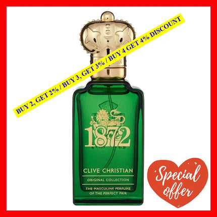 Clive Christian 1872 Eau De Parfum For Men 1.7 Oz / 50 Ml