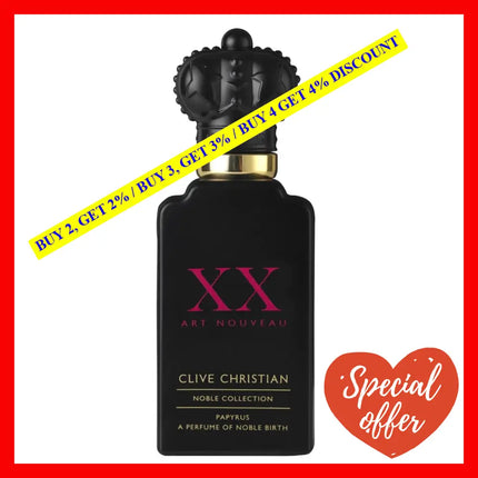 Clive Christian Men’s Xx Art Nouveau Papyrus 1.7 Oz - 50Ml Eau De Parfum For Men
