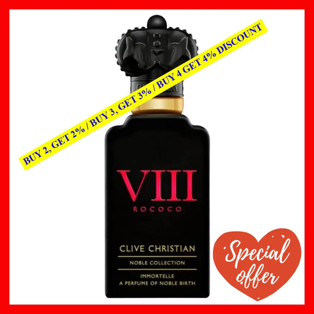 Clive Christian Viii Rococo Immortelle Parfum For Men 1.7 Oz / 50 Ml