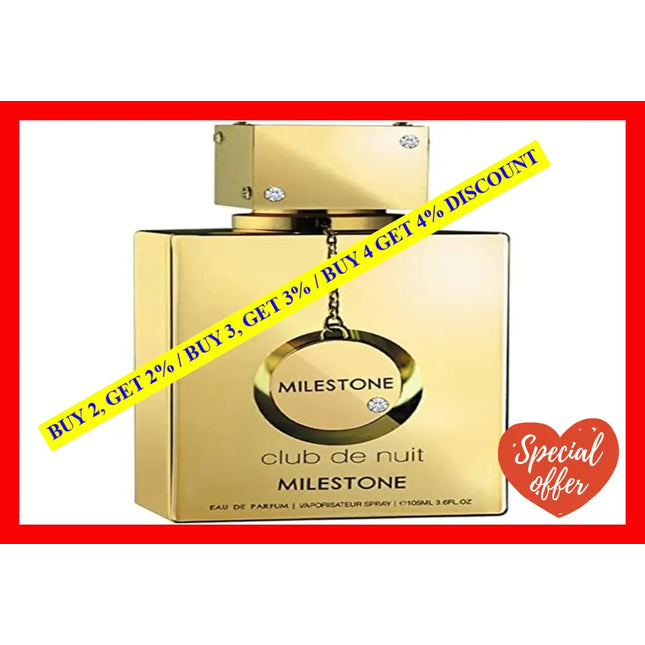 Club De Nuit Milestone By Armaf For Unisex - 3.6 Oz Edp Spray