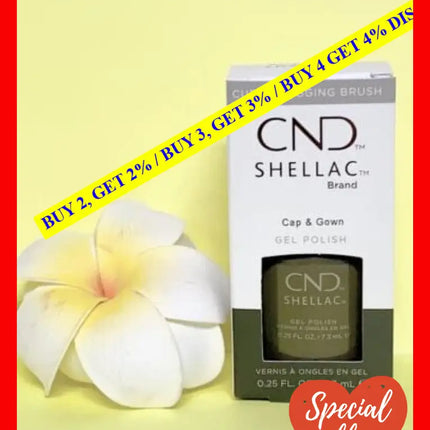 Cnd Shellac Gel Nail Polish Long-Lasting Nailpaint Color With Curve-Hugging Brush Green 0.25 Fl Oz