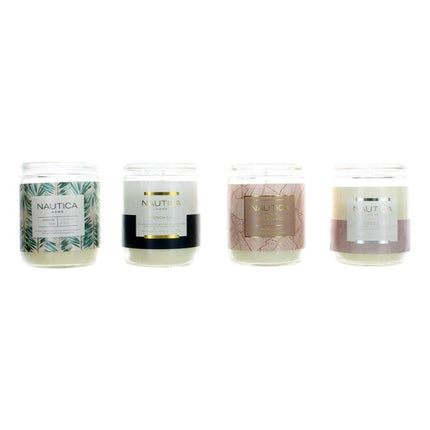 Nautica Warm Seas Collection By Nautica, 4 Piece Candle Set - Multi