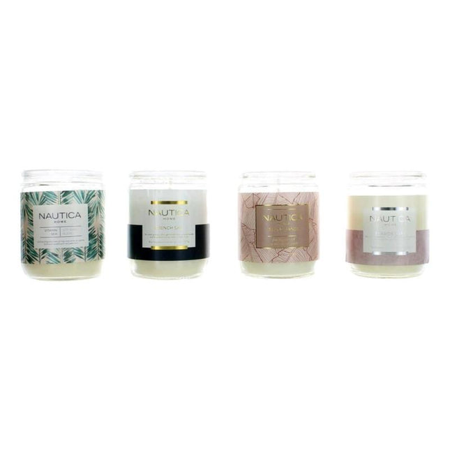 Nautica Warm Seas Collection By Nautica, 4 Piece Candle Set - Multi