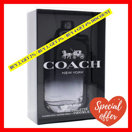 Coach By For Men - 6.7 Oz Edt Spray
