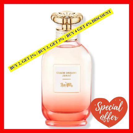Coach Dreams Sunset Eau De Parfum For Women 3.0 Oz / 90 Ml