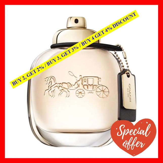 Coach Eau De Parfum For Women 3.0 Oz / 90 Ml