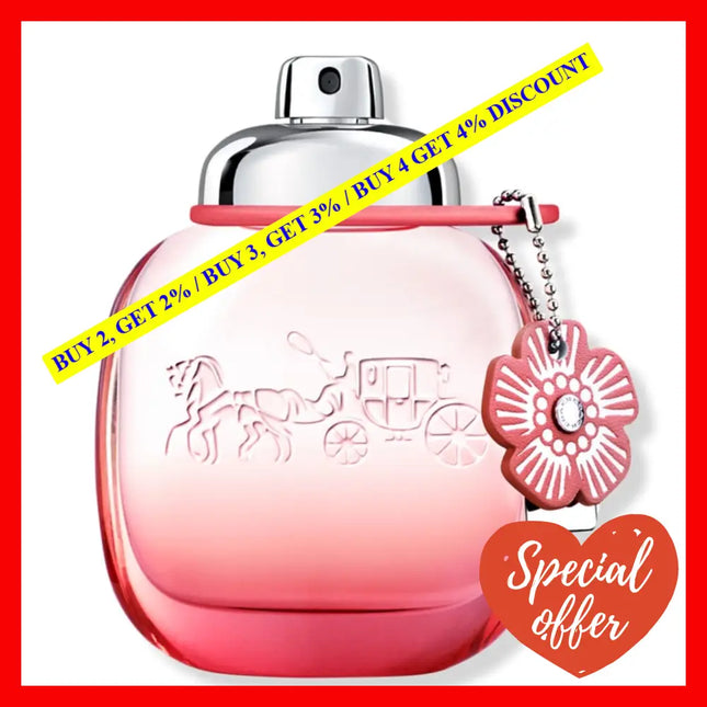 Coach Floral Blush Eau De Parfum Spray 1.7Oz-50Ml