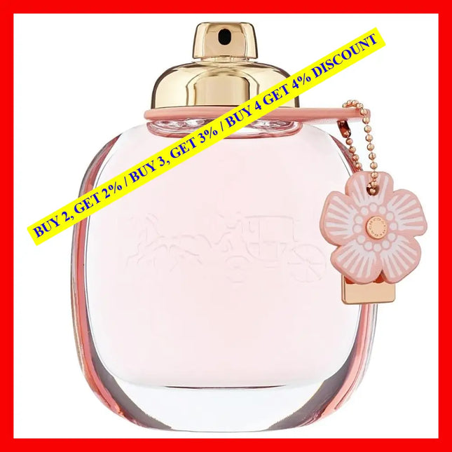Coach Floral Eau De Parfum For Women 3.0 Oz / 90 Ml