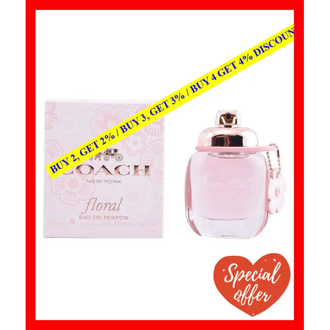 Coach Floral Eau De Parfum Spray 30 Ml For Women - 3386460095365