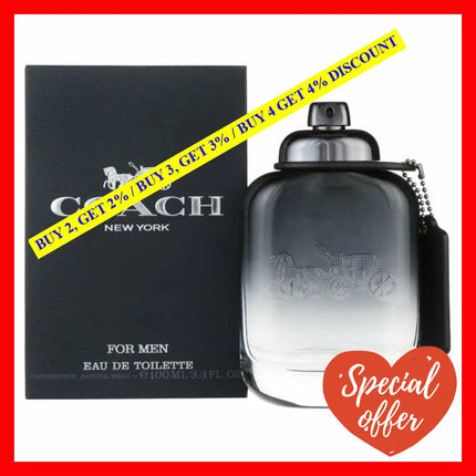 Coach For Men 3.3Oz Eau De Toilette Spray