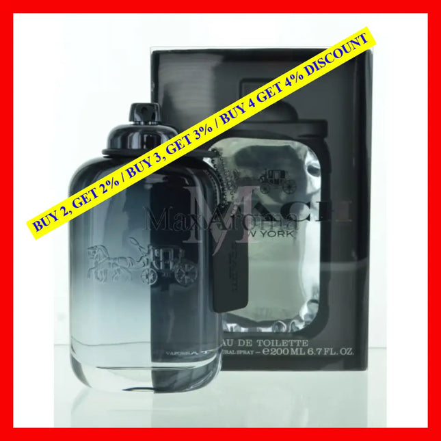 Coach Men Cologne Eau De Toilette 6.7 Oz 200Ml Spray