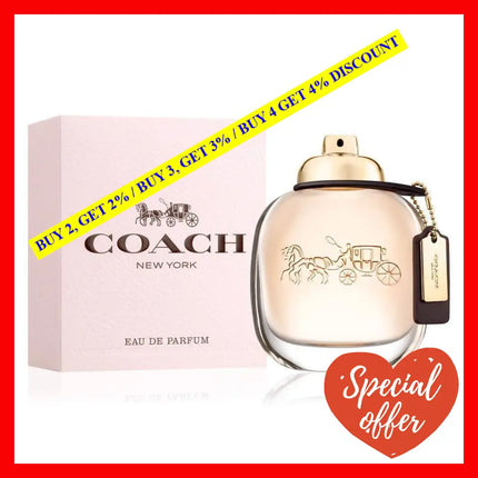 Coach New York By For Women - 3 Oz Edp Spray