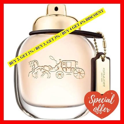 Coach New York Perfume Eau De Parfum Spray 1.7 Oz 50 Ml For Women
