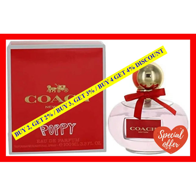 Coach Poppy By For Women - 3.3 Oz Edp Spray