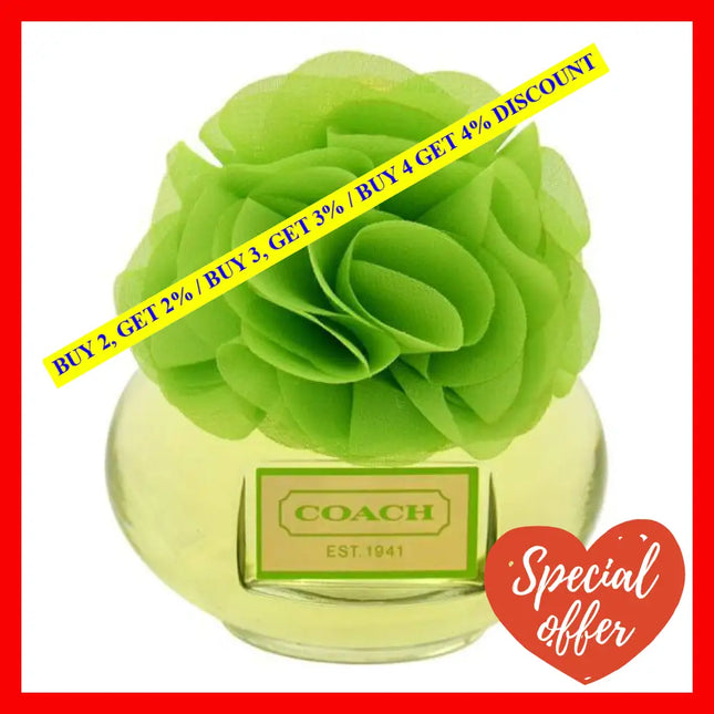 Coach Poppy Citrine Blossom By For Women - 3.4 Oz Edp Spray (Tester)