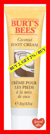 Coconut Foot Cream By Burts Bees For Unisex - 0.75 Oz