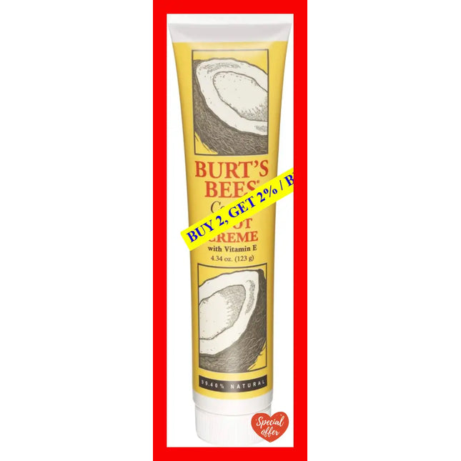 Coconut Foot Creme By Burts Bees For Unisex - 4.3 Oz Cream
