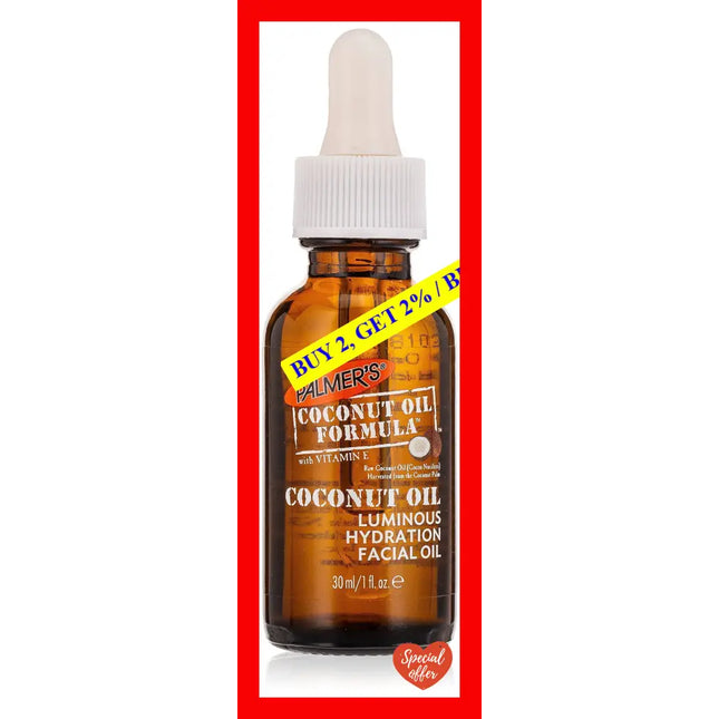 Coconut Monoi Luminous Hydration Facial Oil By Palmers For Unisex - 1 Oz
