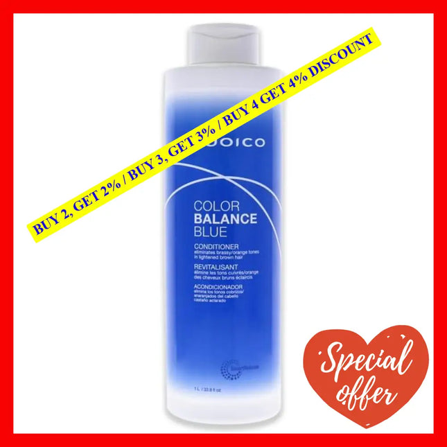 Color Balance Blue Conditioner By Joico For Unisex - 33.8 Oz
