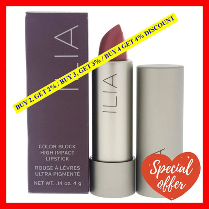 Color Block High Impact Lipstick - Amberlight By Ilia Beauty For Women 0.14 Oz
