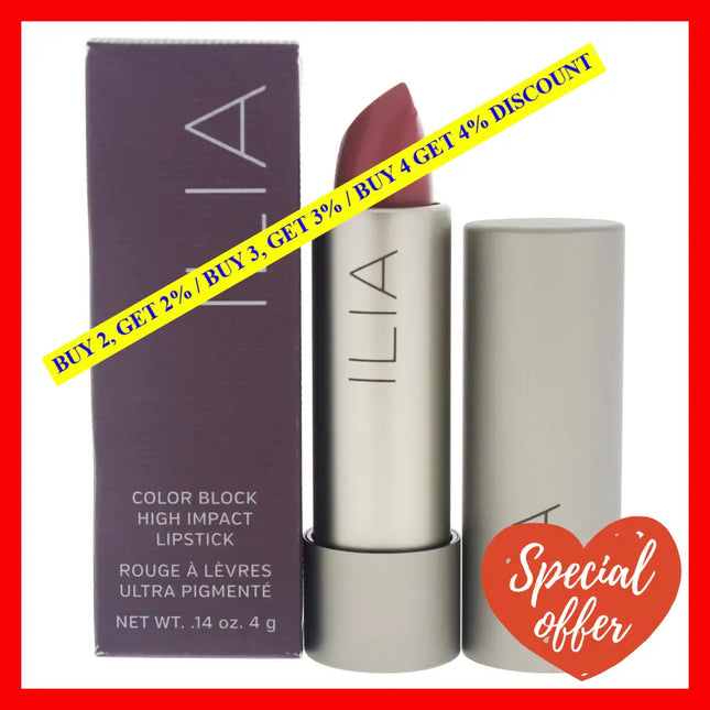 Color Block High Impact Lipstick - Amberlight By Ilia Beauty For Women 0.14 Oz