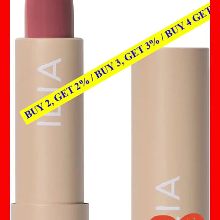 Color Block High Impact Lipstick - Rosette By Ilia Beauty For Women 0.14 Oz