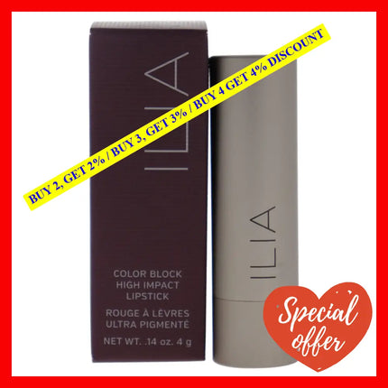 Color Block Lipstick - Rumba By Ilia Beauty For Women 0.14 Oz